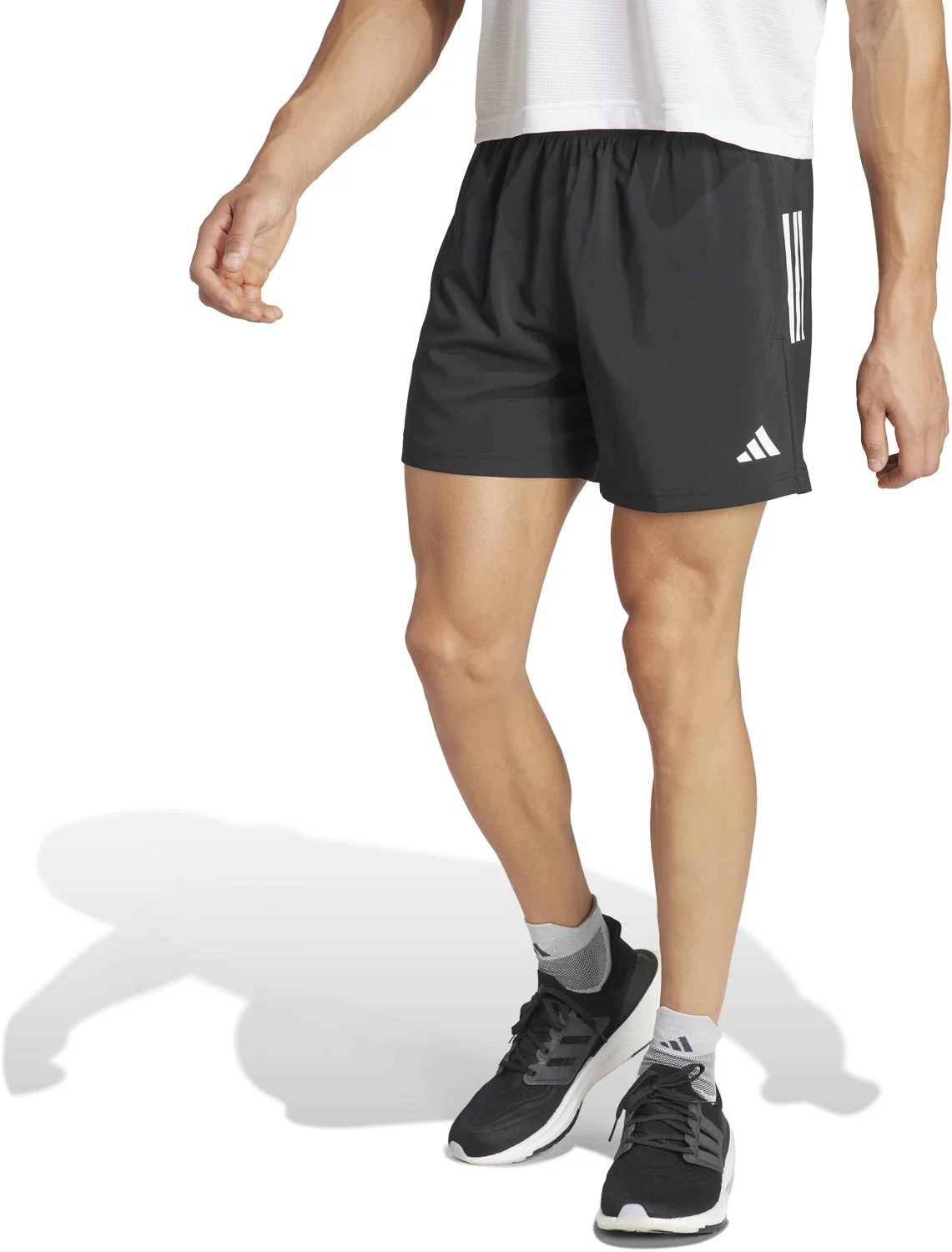 adidas Men's Own the Run Running Shorts 5 in Academy