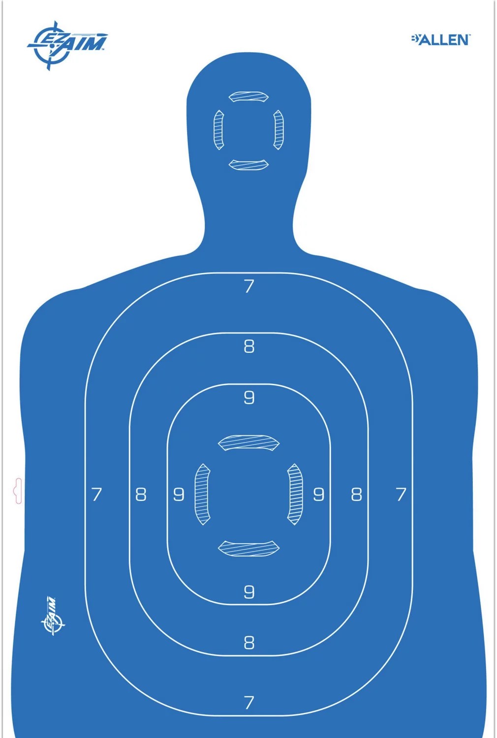 Allen Company EZ Aim Splash Reactive Silhouette Paper Shooting Target Kit Academy