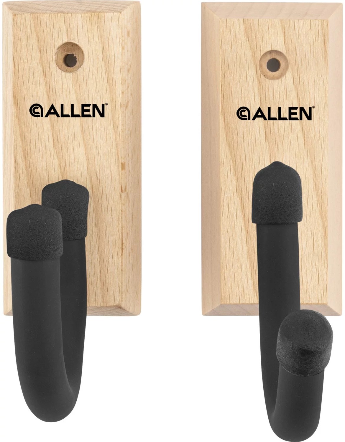 Allen Company Defender Gun Hooks with Wooden Mounting Plaque Academy