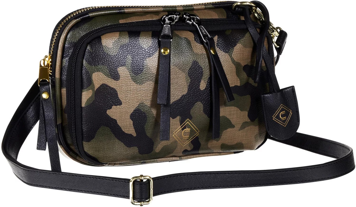 Allen Company Girls with Guns Concealed Casual Camo CrossBody Lockable