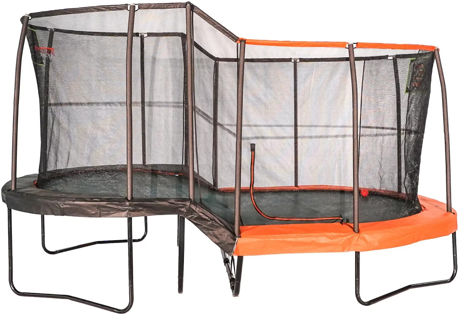 Jumpking 10 ft x 17 ft Oval MultiLevel Trampoline Academy