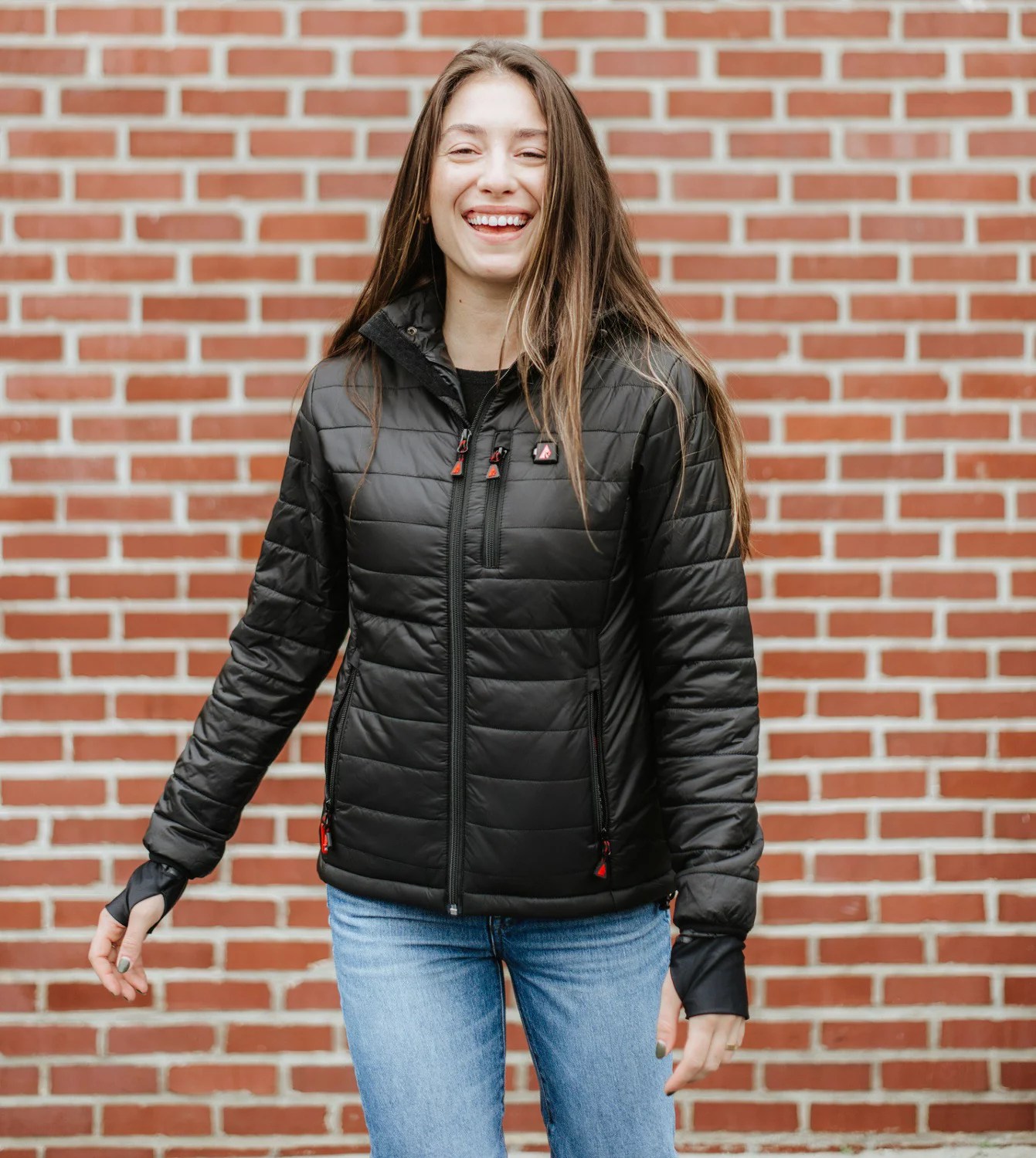 ActionHeat Women's 5V Battery Heated Puffer Jacket with Hood Academy