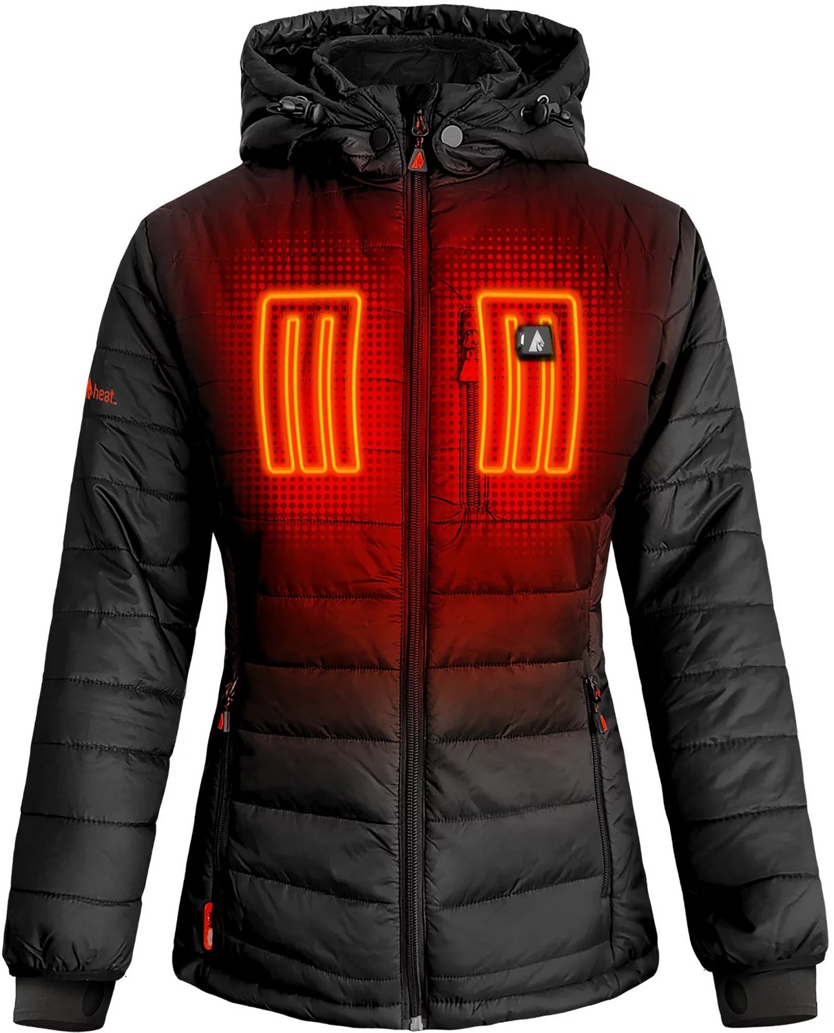 ActionHeat Women's 5V Battery Heated Puffer Jacket with Hood Academy