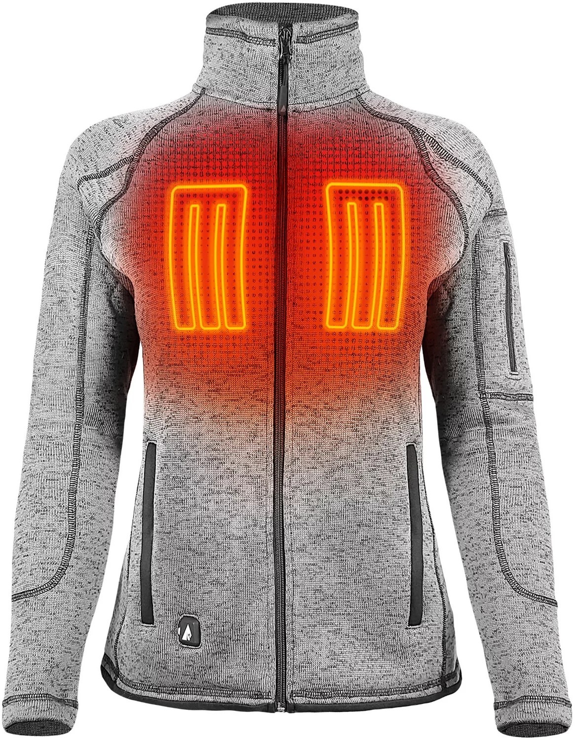 ActionHeat Women's Slim Fit 5V Battery Heated Sweater Jacket Academy