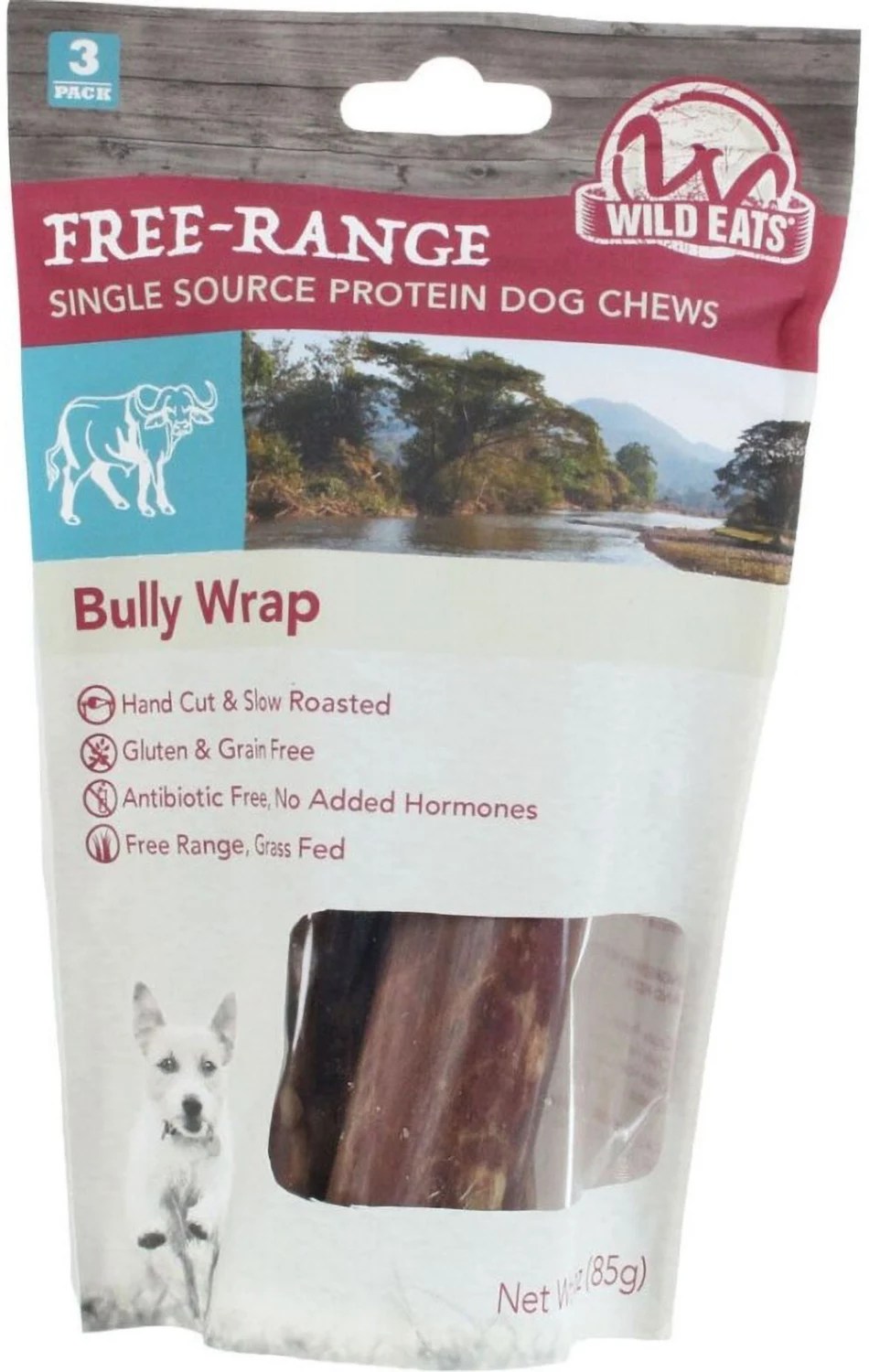 Hyper Pet Wild Eats Buffalo Bully Wrap 3Pack Academy