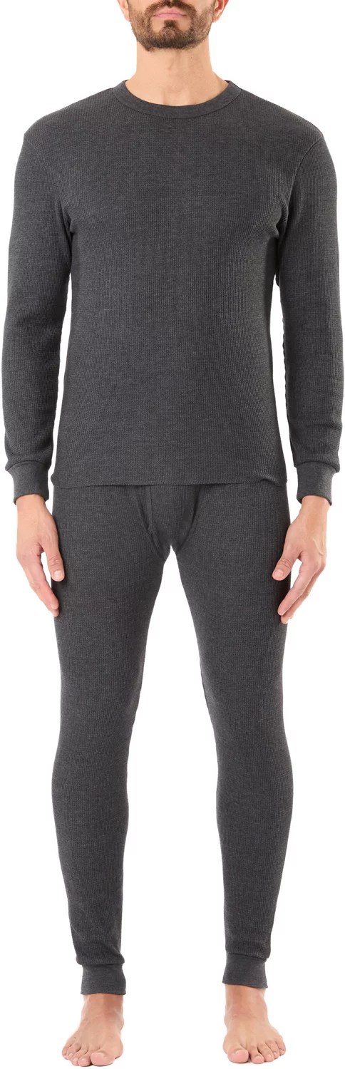 Smith's Workwear Men's Big & Tall Thermal Underwear Top and Bottoms Set