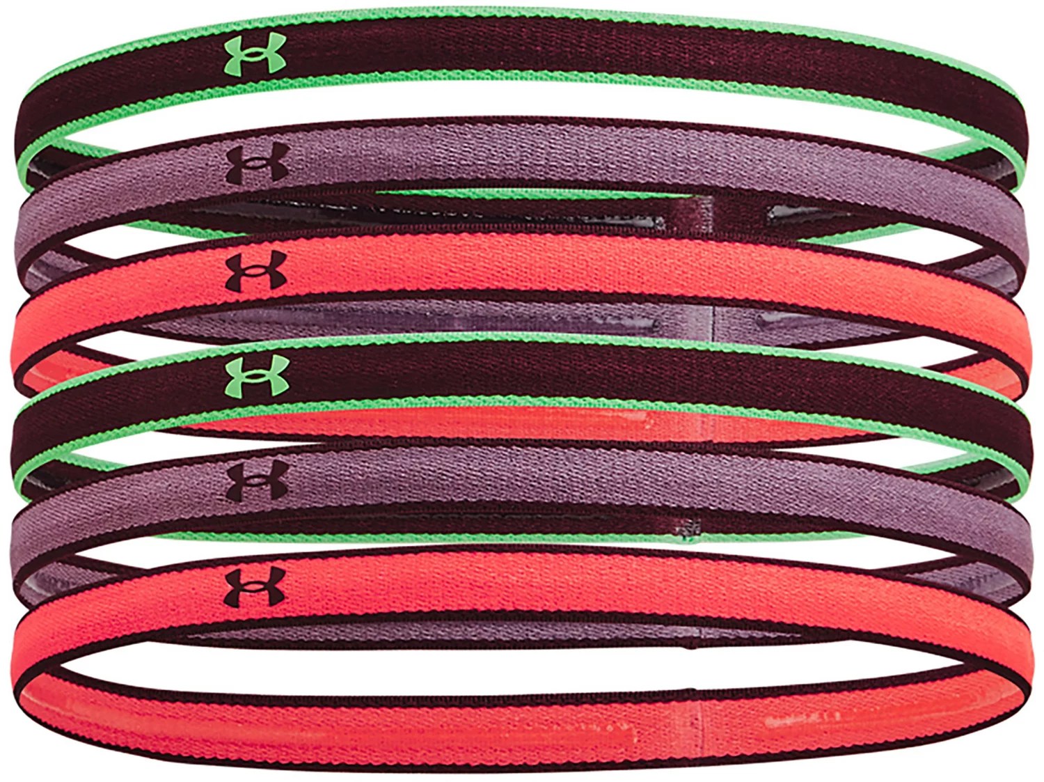Under Armour Women's Mini Headbands 6Pack Academy