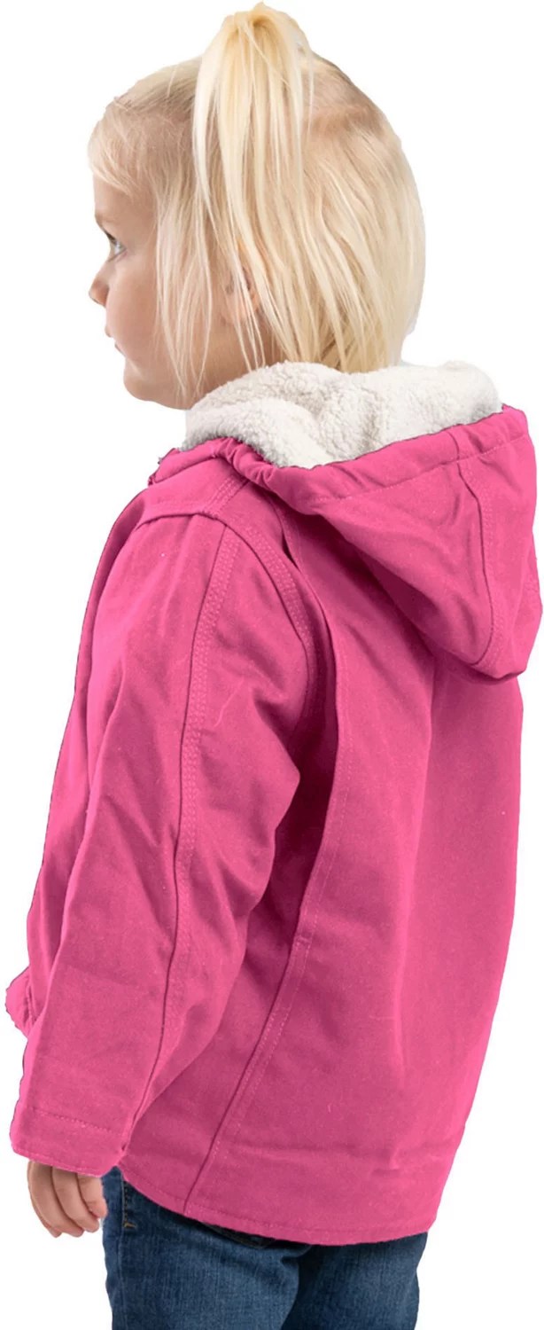 Berne Toddler Girls' SherpaLined Softstone Hooded Coat Academy