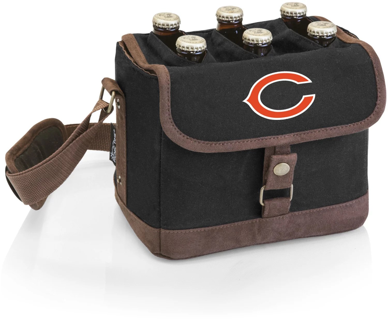 Picnic Time Chicago Bears Beer Caddy Cooler Tote with Opener Academy