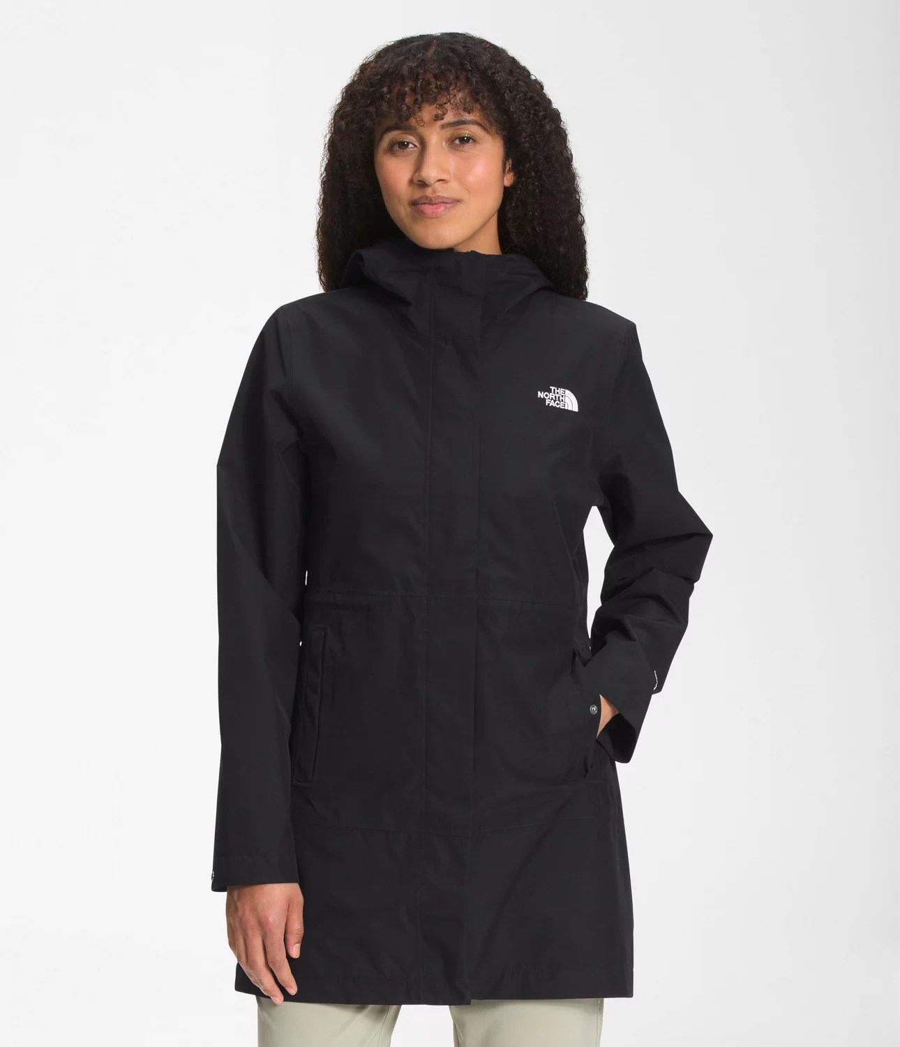 The North Face Women's Woodmont Rain Parka Jacket Academy