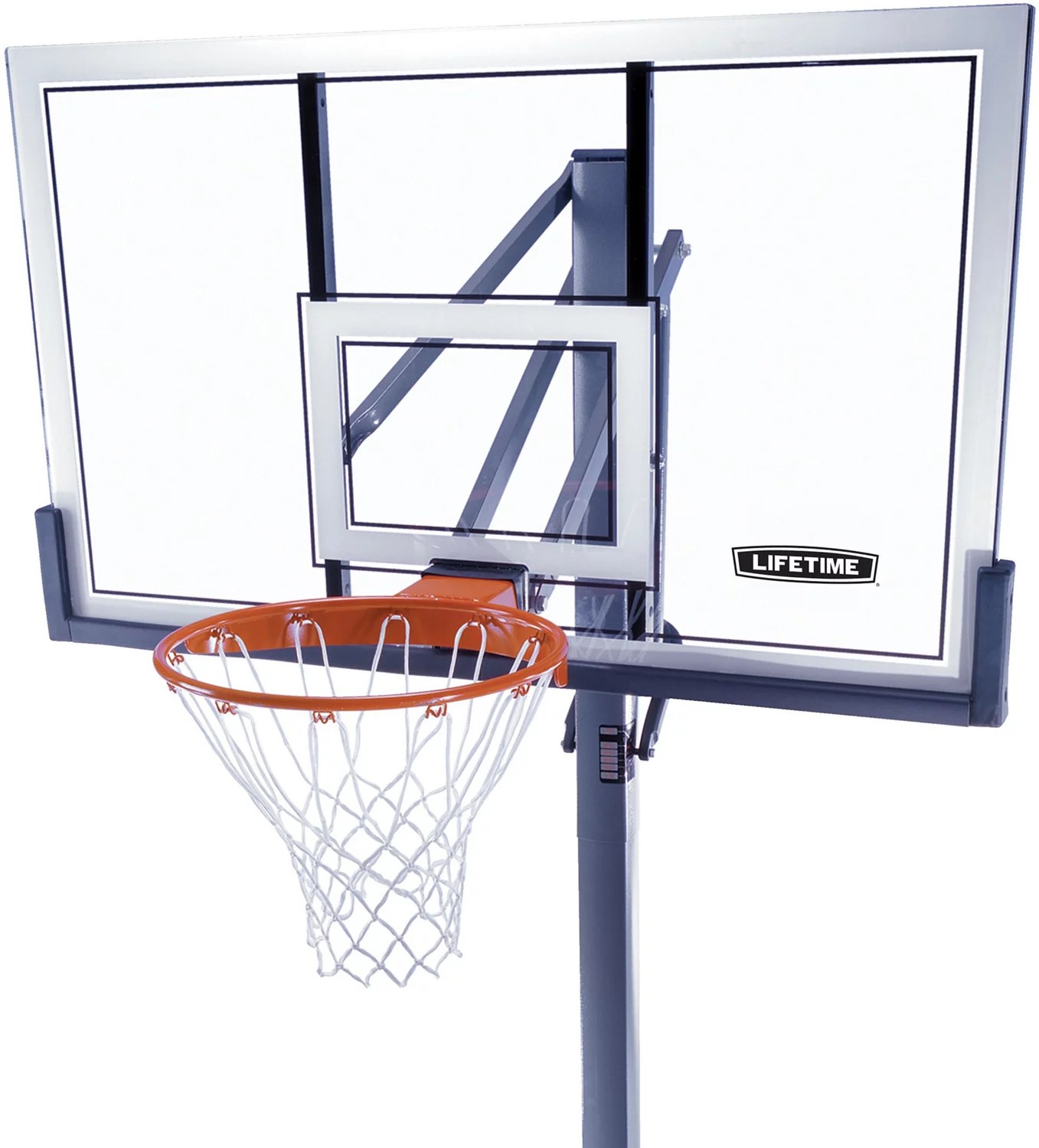Lifetime Adjustable InGround 54 in Acrylic Basketball Hoop Academy