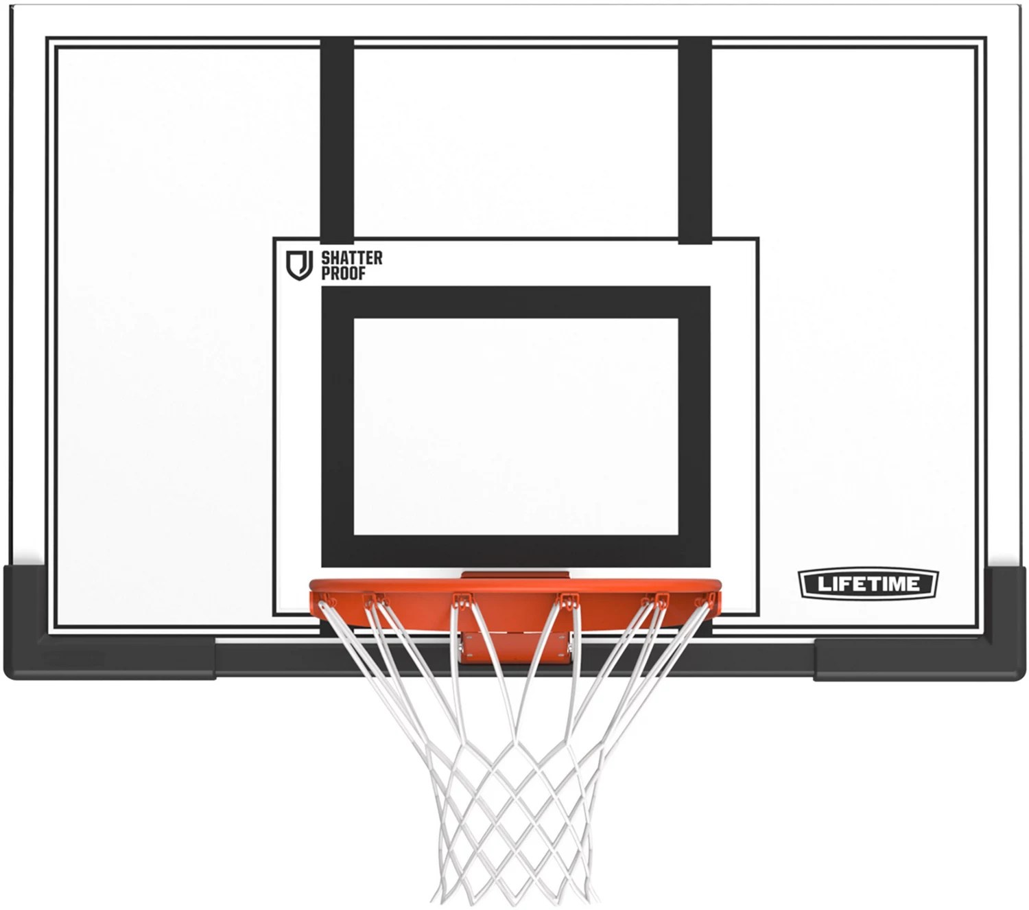Lifetime Basketball 50 in Polycarbonate Backboard and Rim Combo Academy