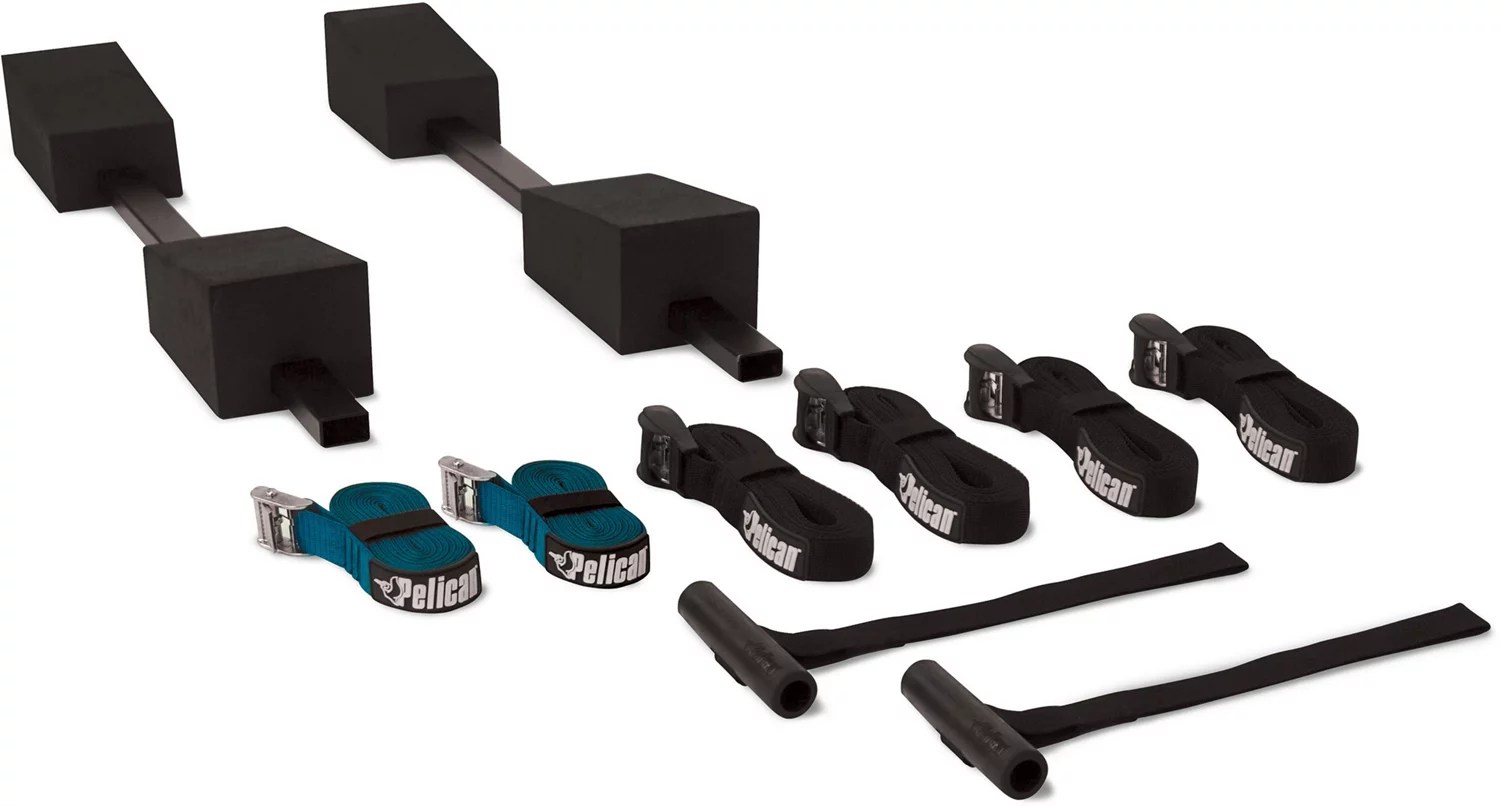 Pelican DLX SUP/Kayak CarTop Carrier Kit Academy