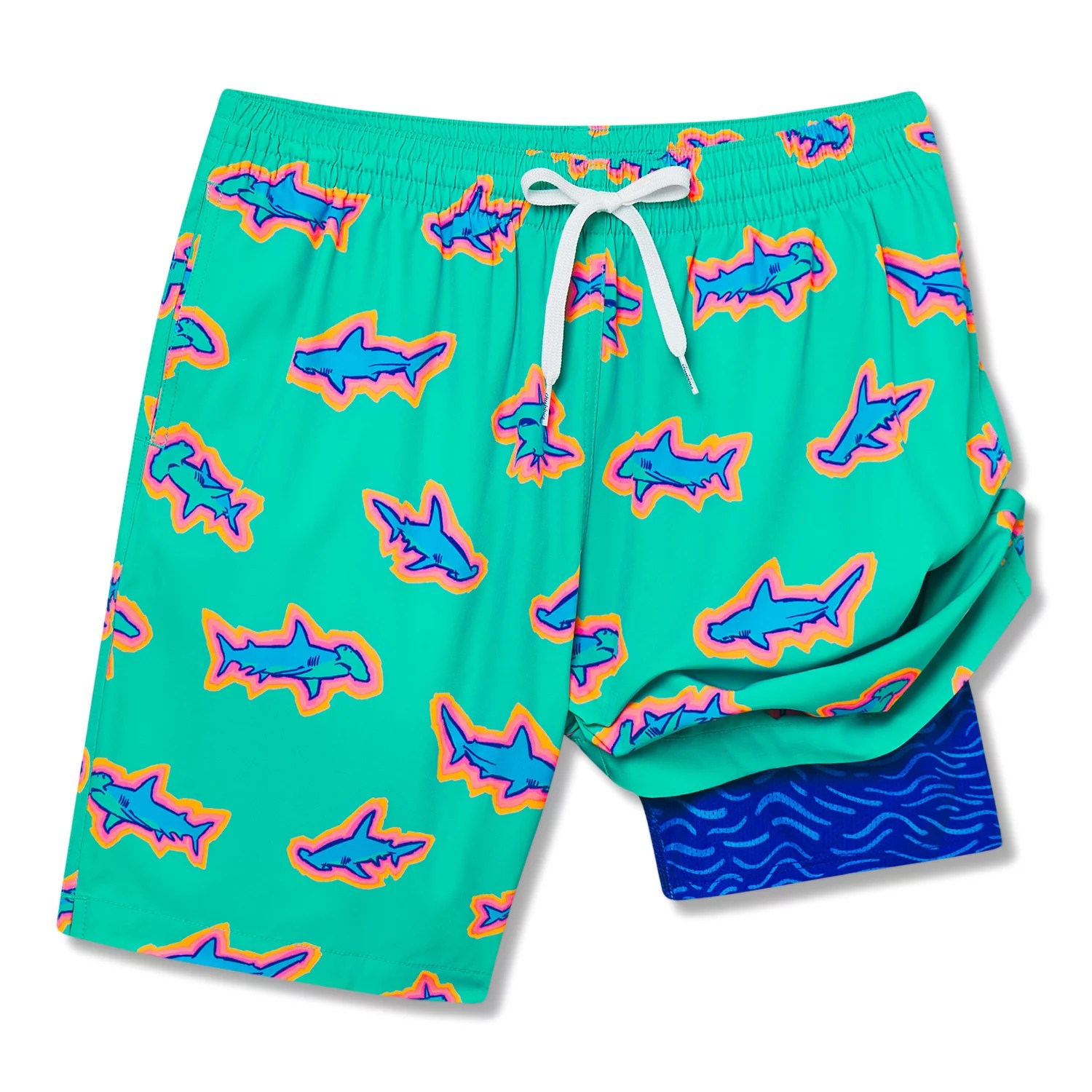 Chubbies Men's Apex Swimmers Lined Stretch Classic Swim Trunks 7 in