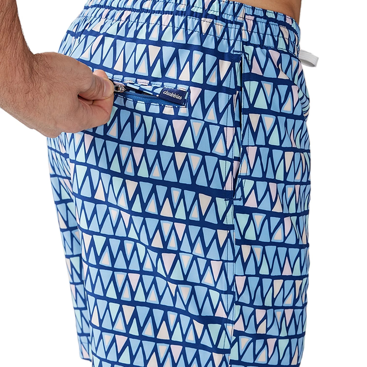 Chubbies Men's The Triangulaters Classic Swim Trunks 7 in Academy