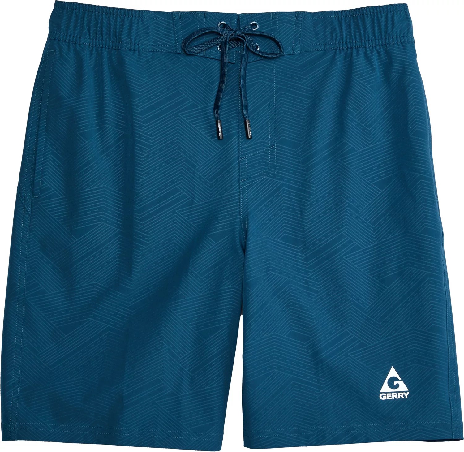 Gerry Men's Texture Print Swim Trunks Academy