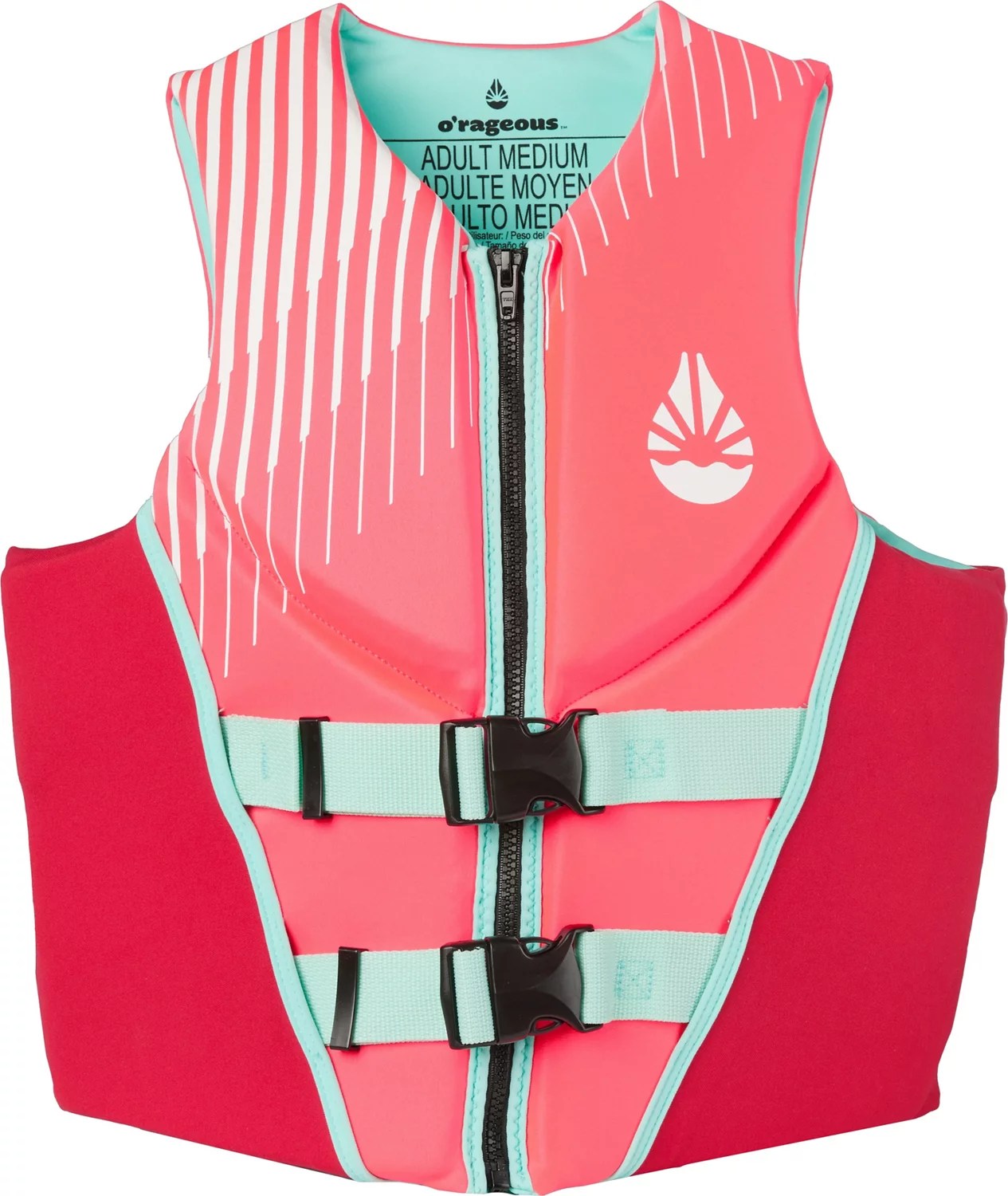O'Rageous Women's Pink Neoprene Life Vest Academy