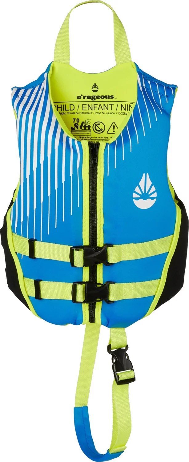 O'Rageous Kids' Neoprene Life Vest Free Shipping at Academy
