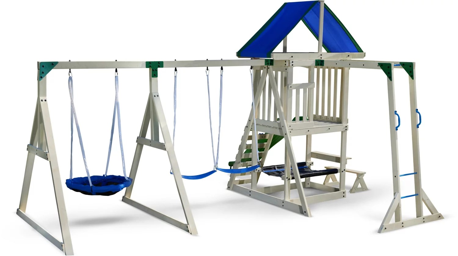 AGame Montana Wooden Swing Playset Academy