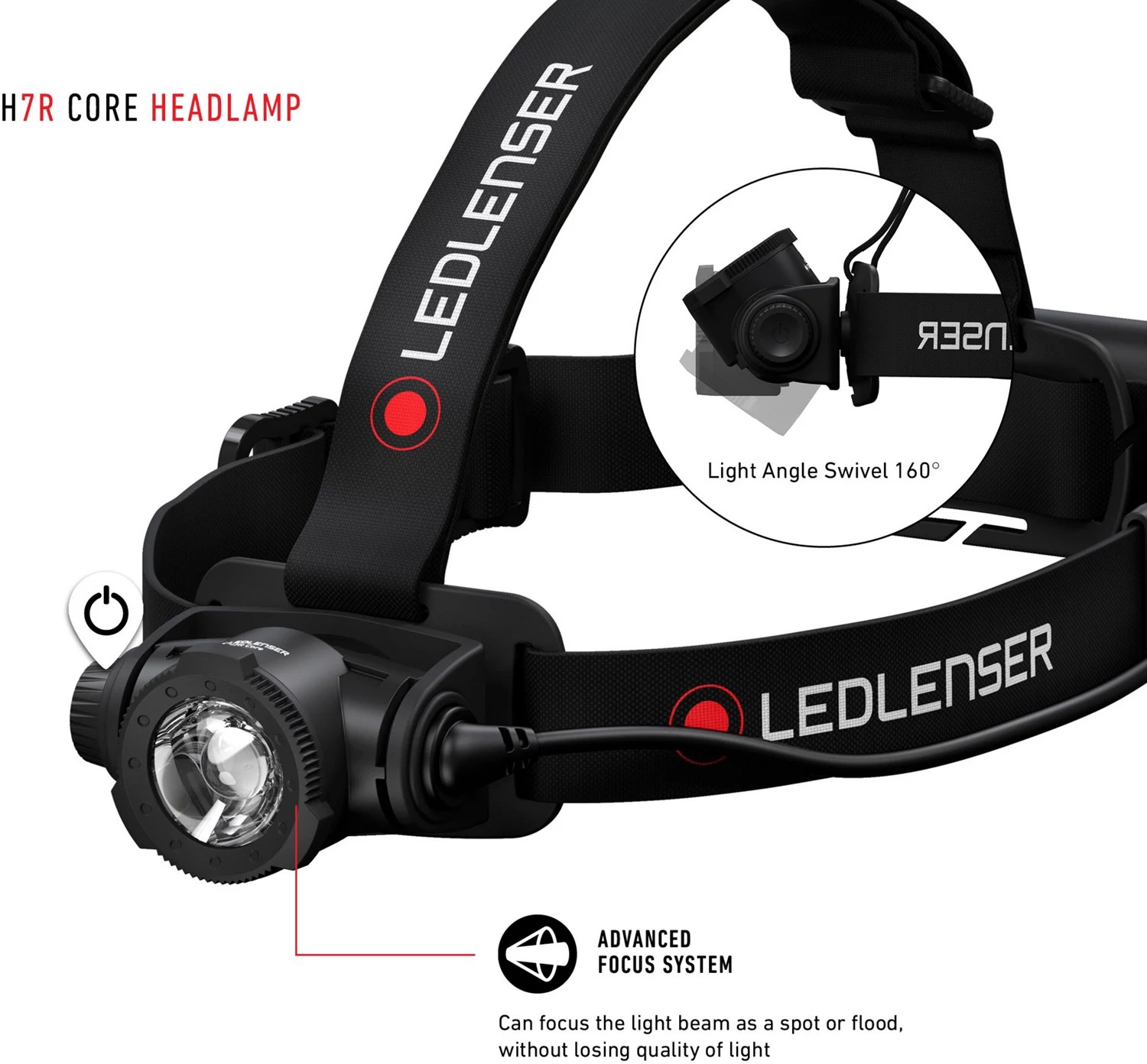 LED LENSER H7R 1,000 Lumen Core Headlamp | Academy