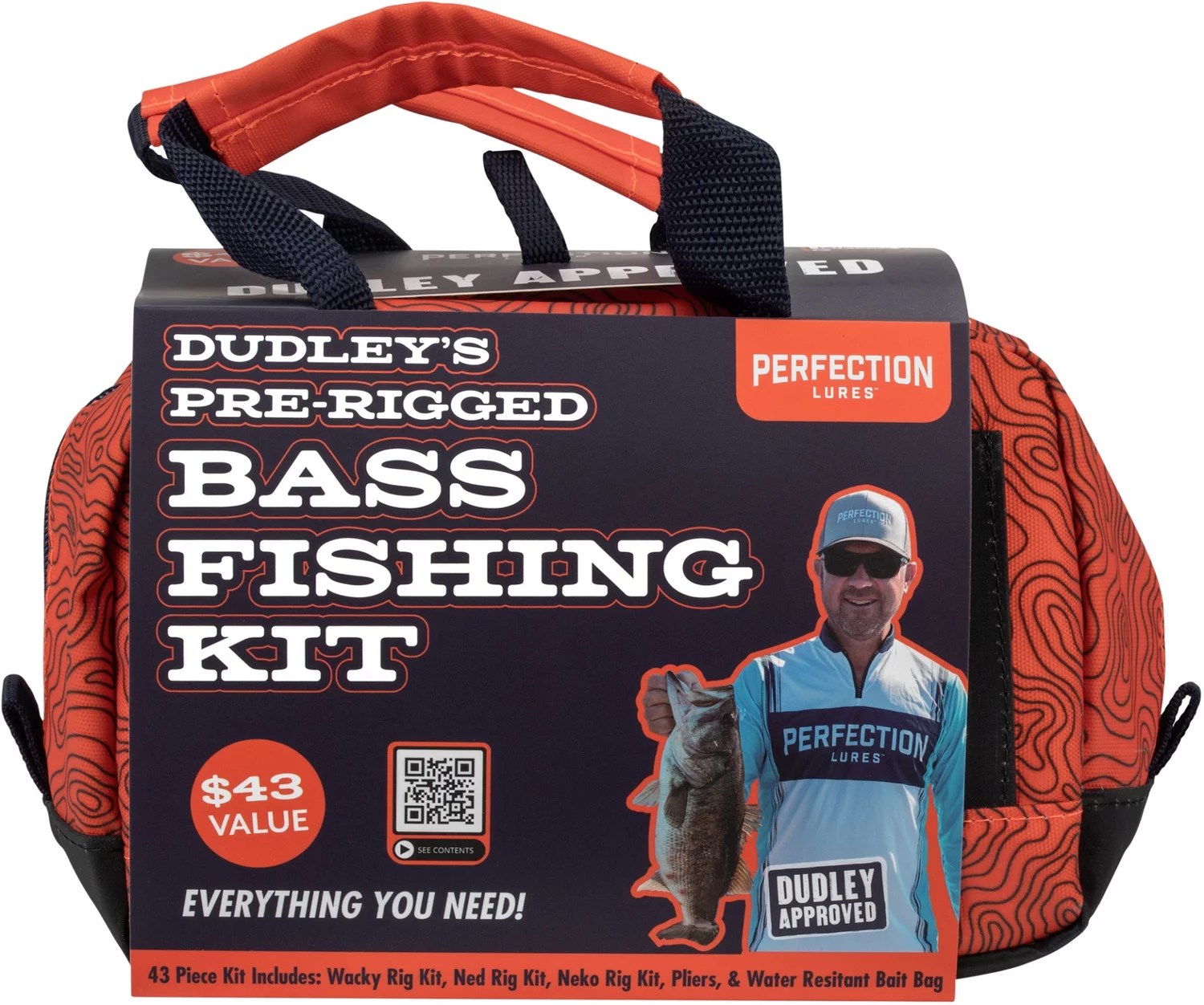 Perfection Lures David Dudley's PreRigged Bass Fishing Hook Kit with