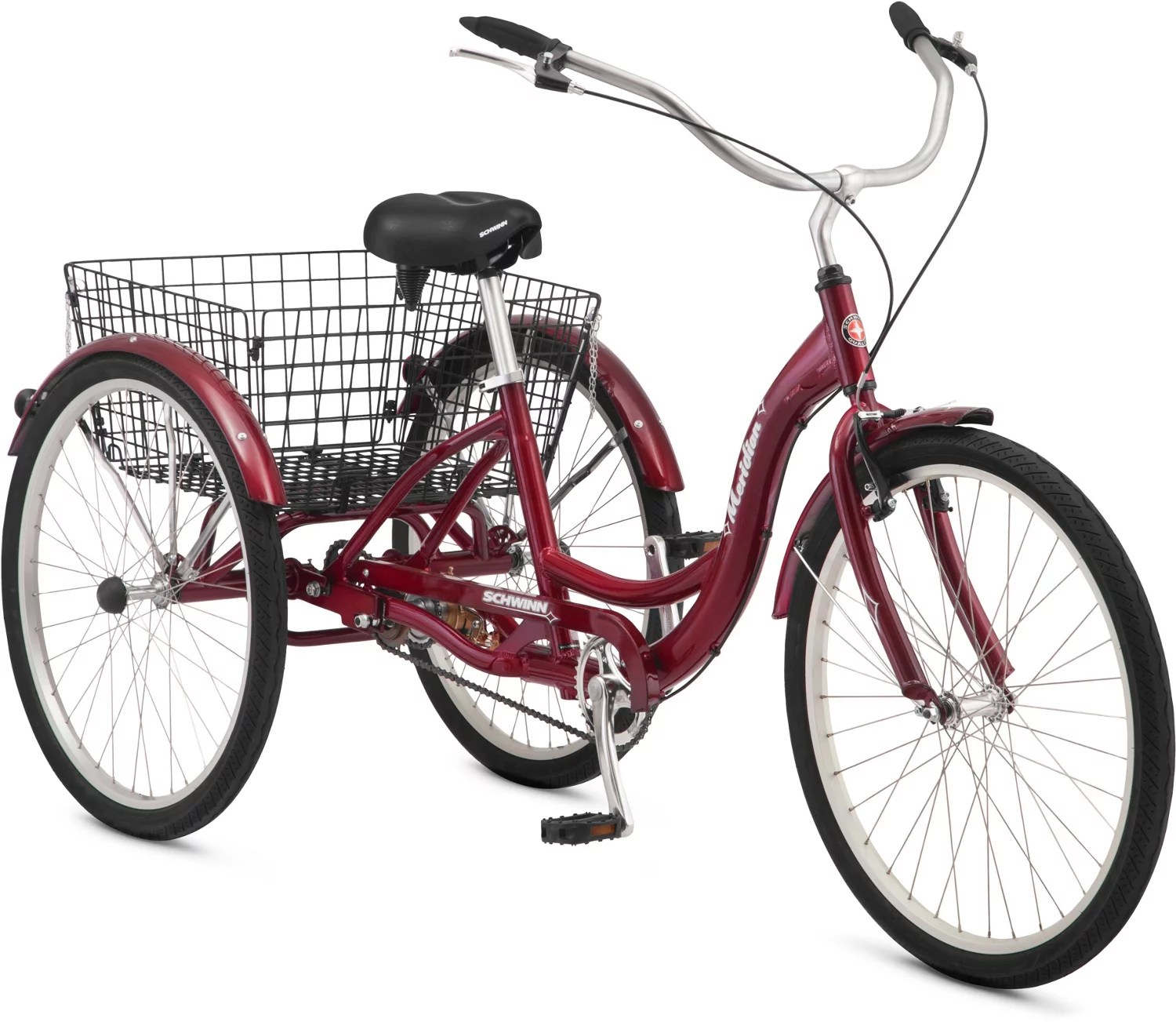 Schwinn Adults' 26 in Meridian Comfort Tricycle Academy