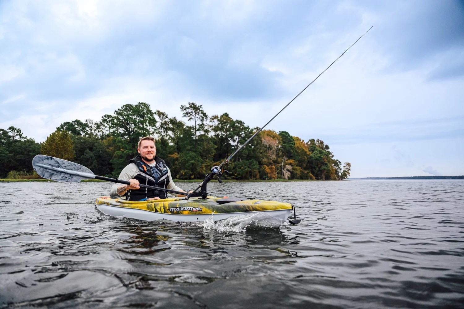 Pelican Maxim 100X 10 ft Angler SitIn Fishing Kayak Academy