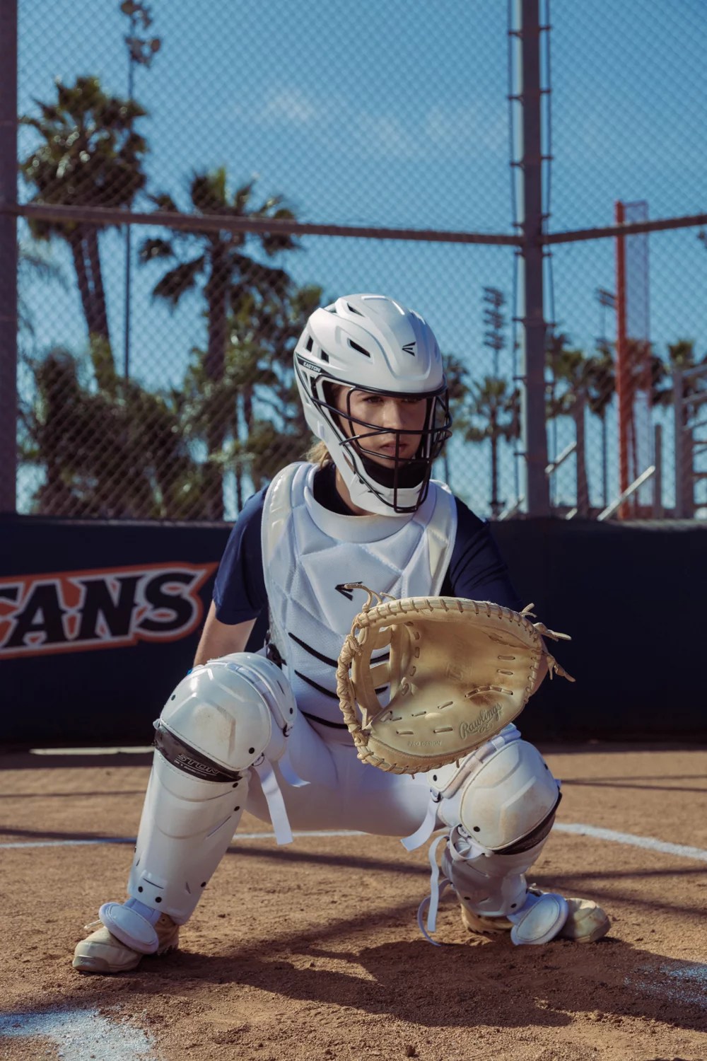 EASTON Jen Schro The Very Best FastPitch Catcher's Leg Guards Academy