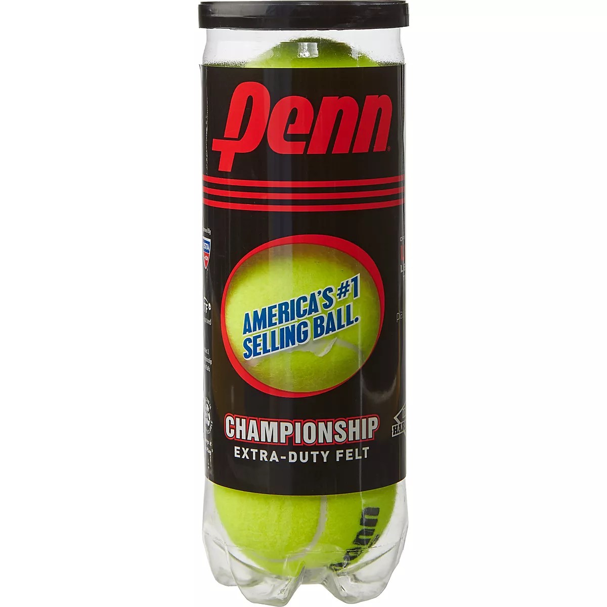 Penn Championship XD Tennis Balls 1 Can/3Pack Academy