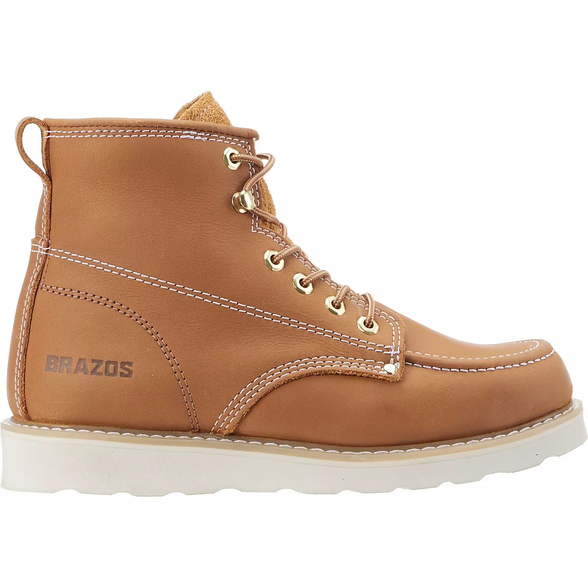 Brazos Men's Premium Rio Lace Up Work Boots Academy