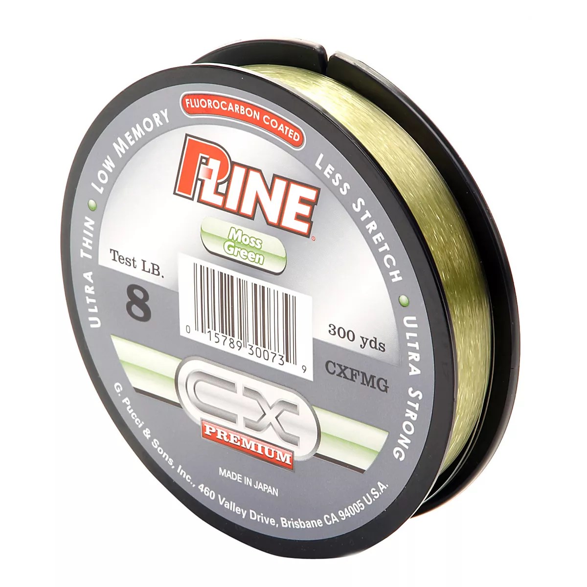 PLine® CX Premium 8 lb. 300 yards Fluorocarbon Fishing Line Academy