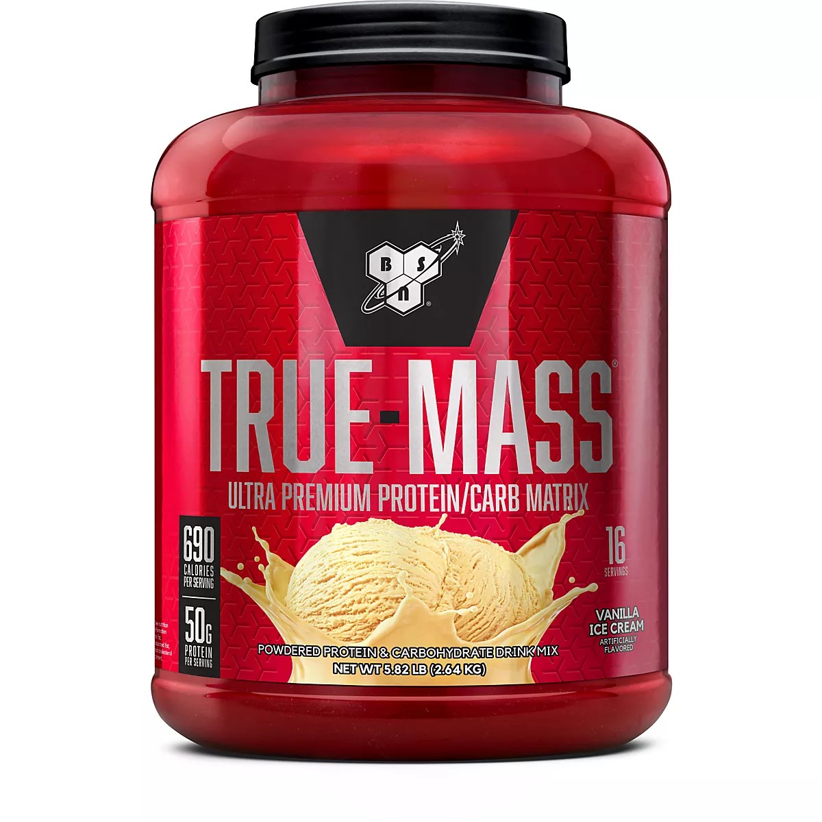 BSN Sports True Mass Protein Powder Academy