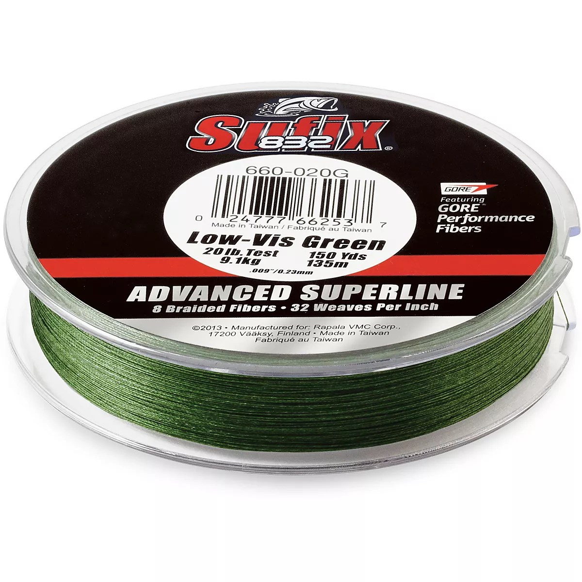 Sufix 832 Advanced Superline 15 lb. 150 yards Braided Fishing Line
