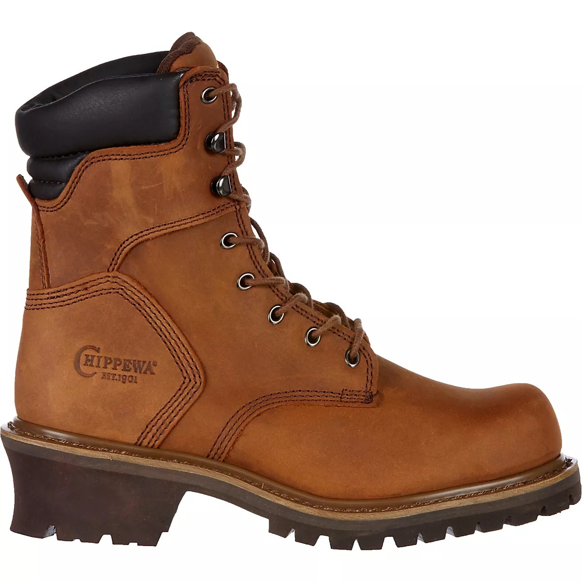 Chippewa Boots Oblique EH Steel Toe Lace Up Work Boots Academy