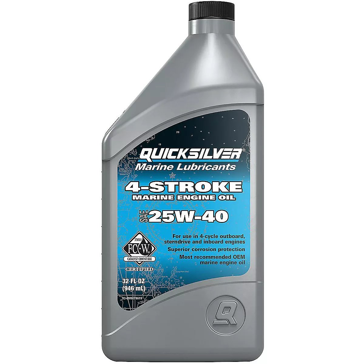Quicksilver 25W40 4Stroke Marine Engine Oil Academy