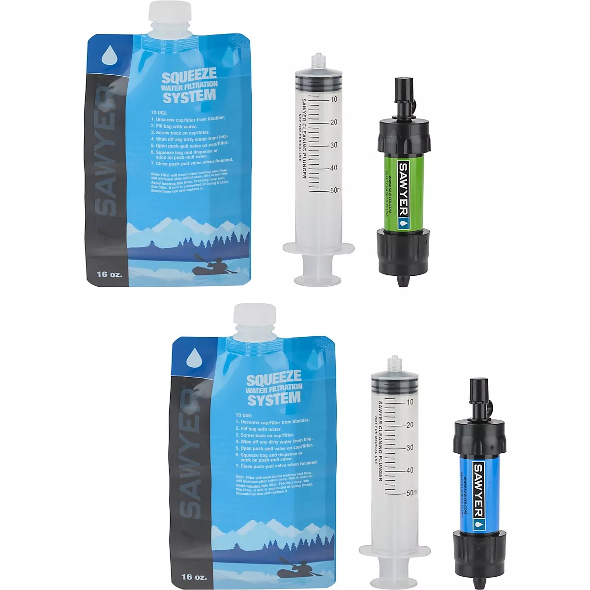 Sawyer MINI Water Filters 2Pack Free Shipping at Academy