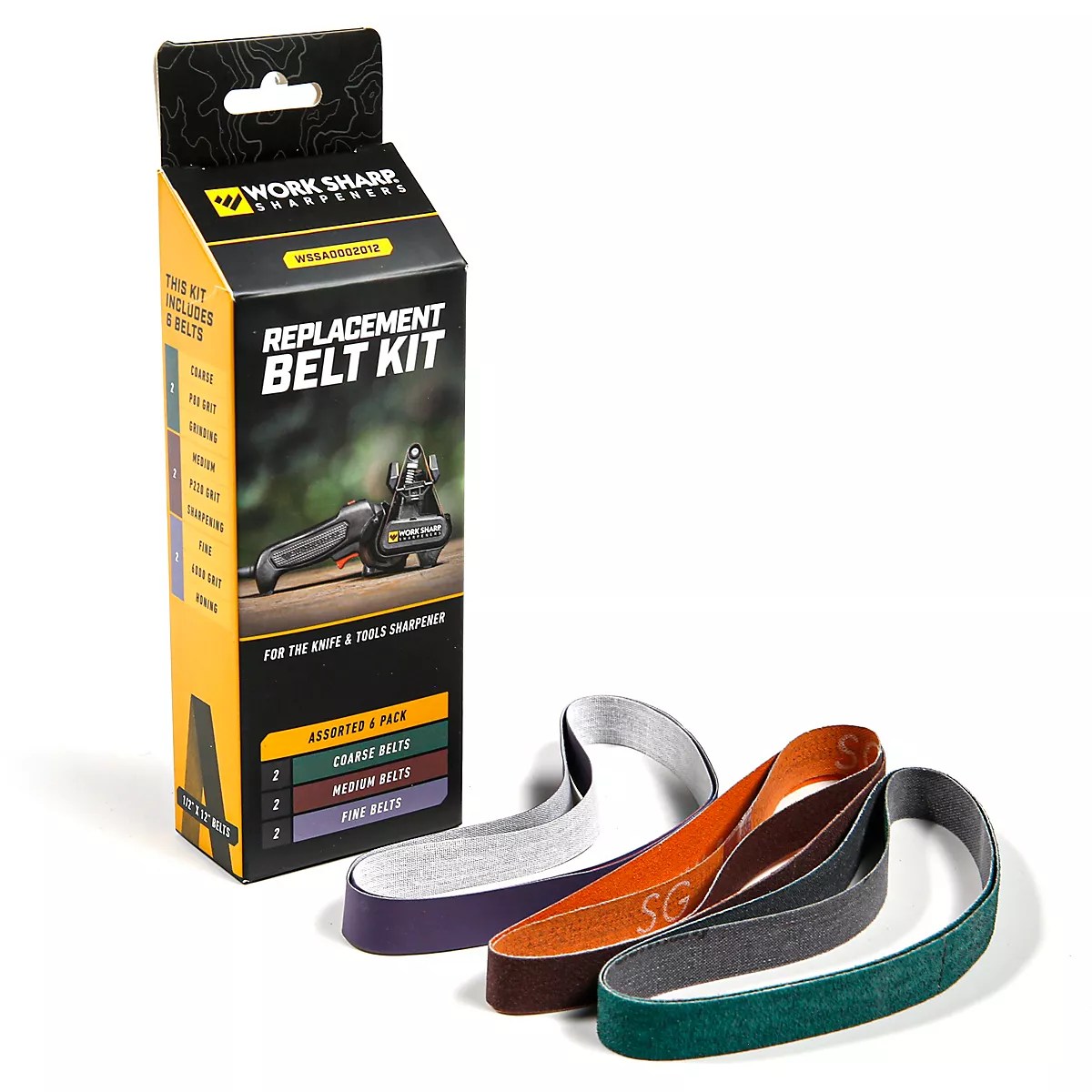 Work Sharp Knife and Tool Sharpener Replacement Abrasive Belt Kit Academy