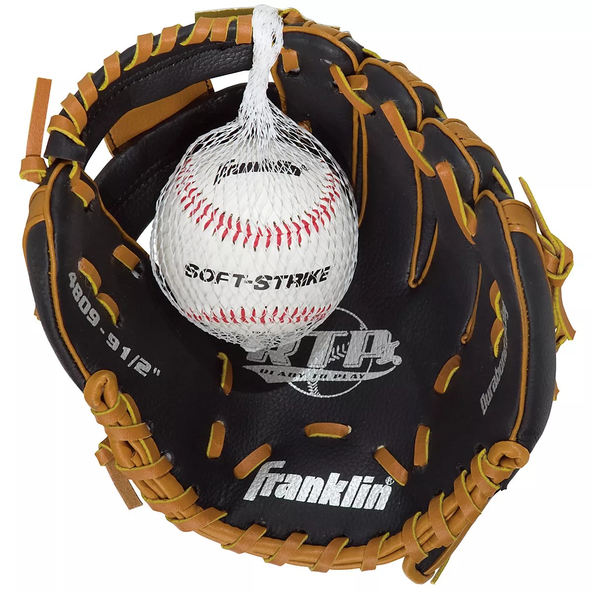 Franklin Youth RTP® Performance Series 9.5" Tball Glove with Ball