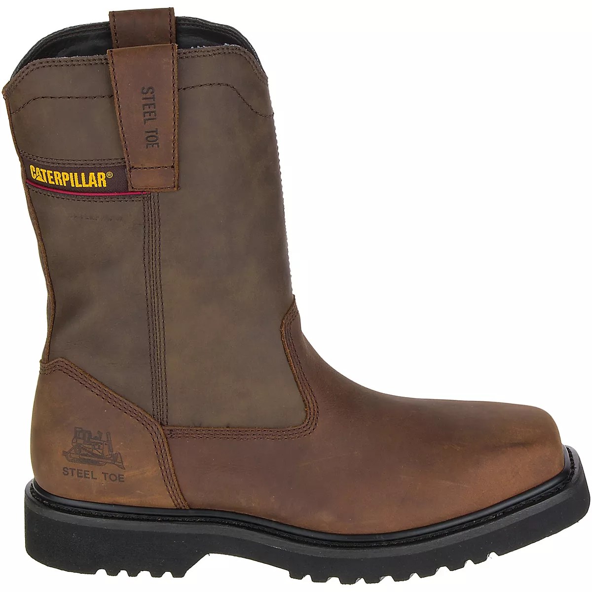 Cat Footwear Men's Hudson EH Steel Toe Wellington Work Boots Academy