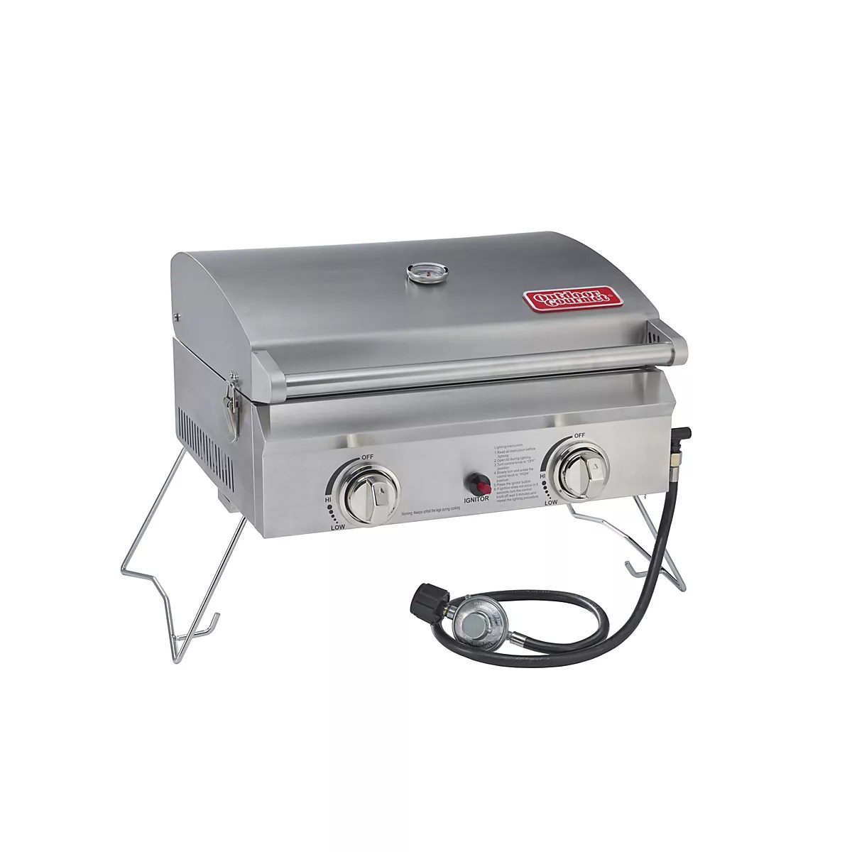 Outdoor Gourmet 2Burner Gas Portable Grill Academy