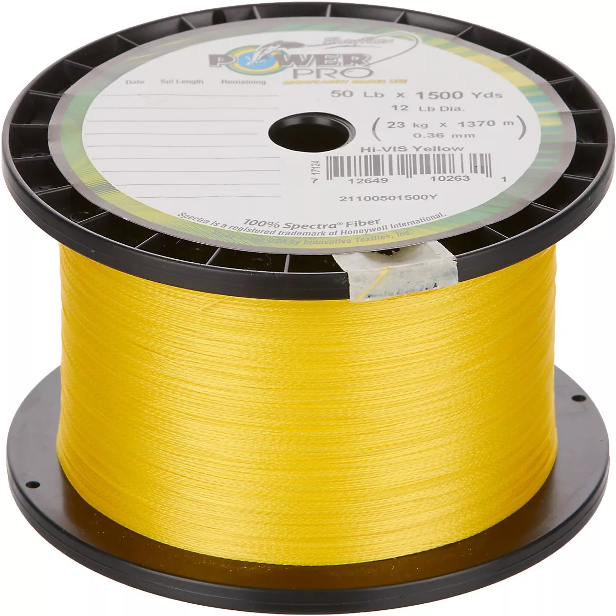 PowerPro 50 lb. 1,500 yards Braided Fishing Line Academy