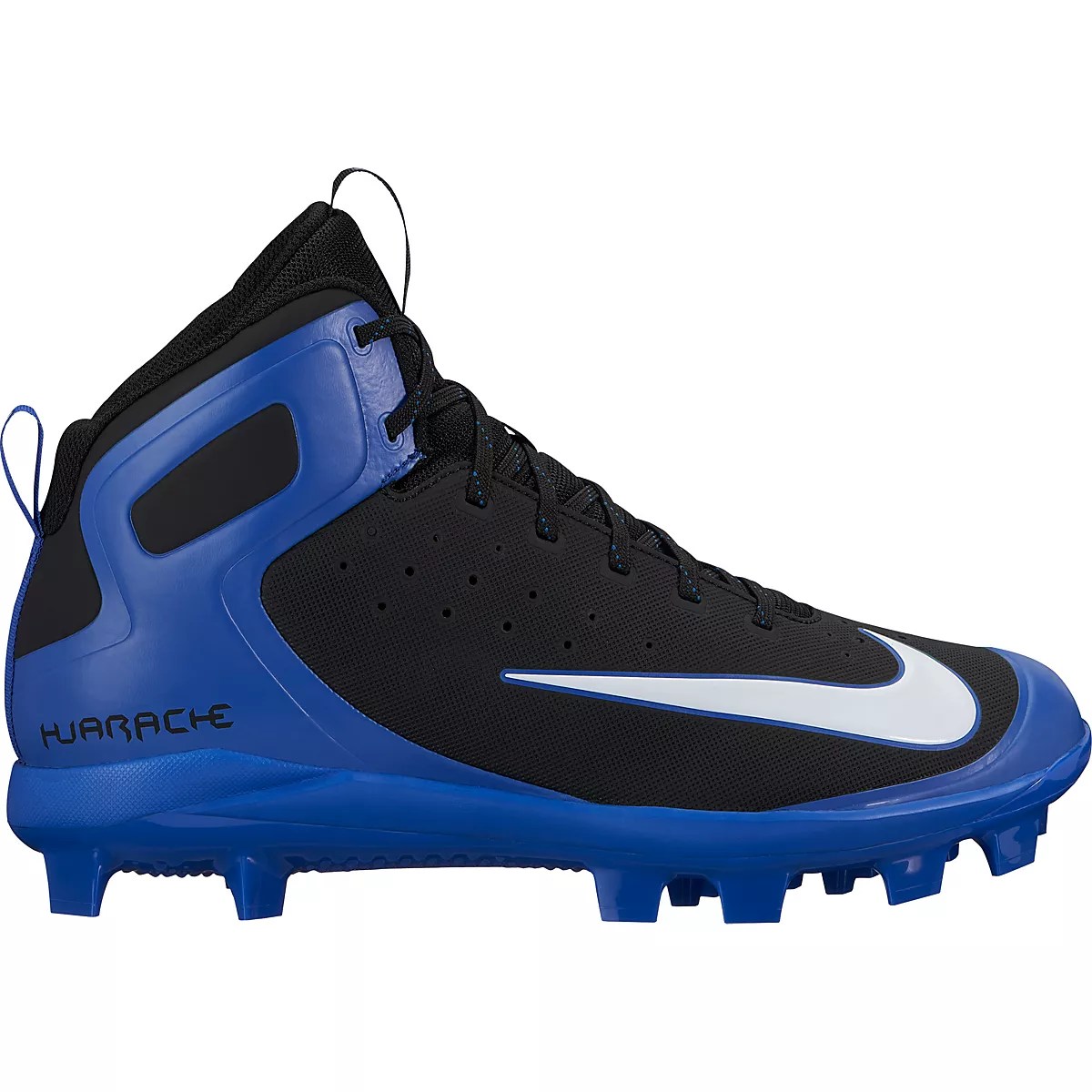 Nike Men's Alpha Huarache Pro Mid MCS Baseball Cleats Academy