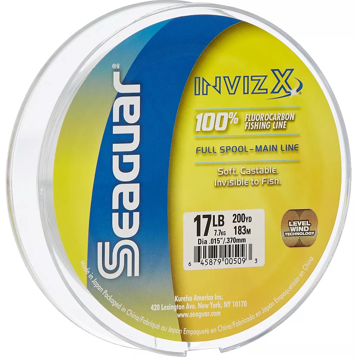 Seaguar InvizX 17 lb 200 yds Fishing Line Academy