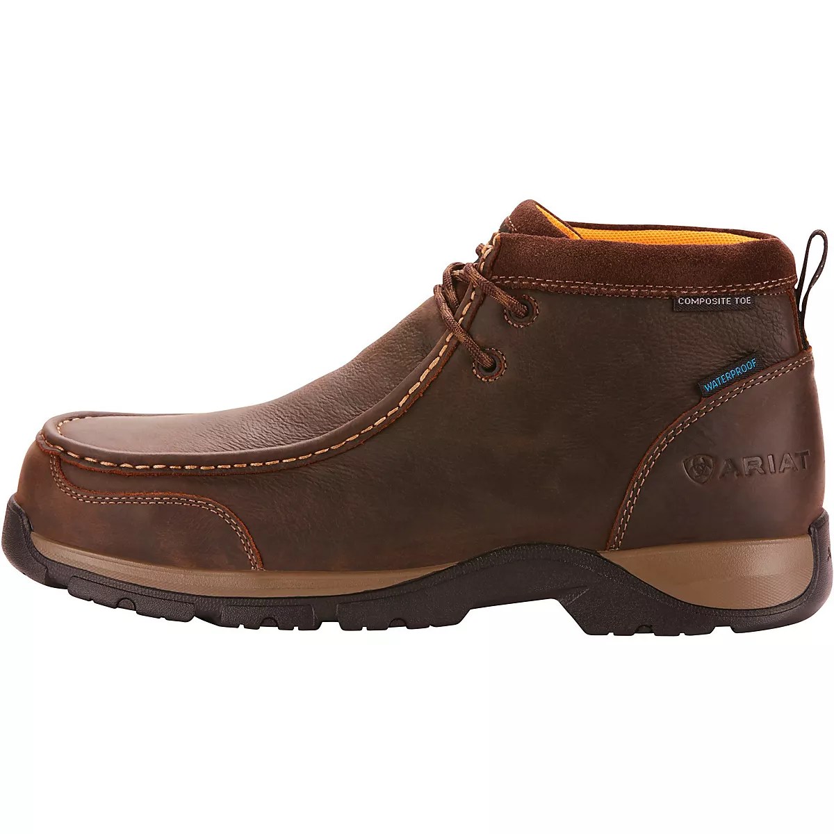 Ariat Men's Edge LTE Moc H2O Composite Toe Lace Up Work Shoes Academy