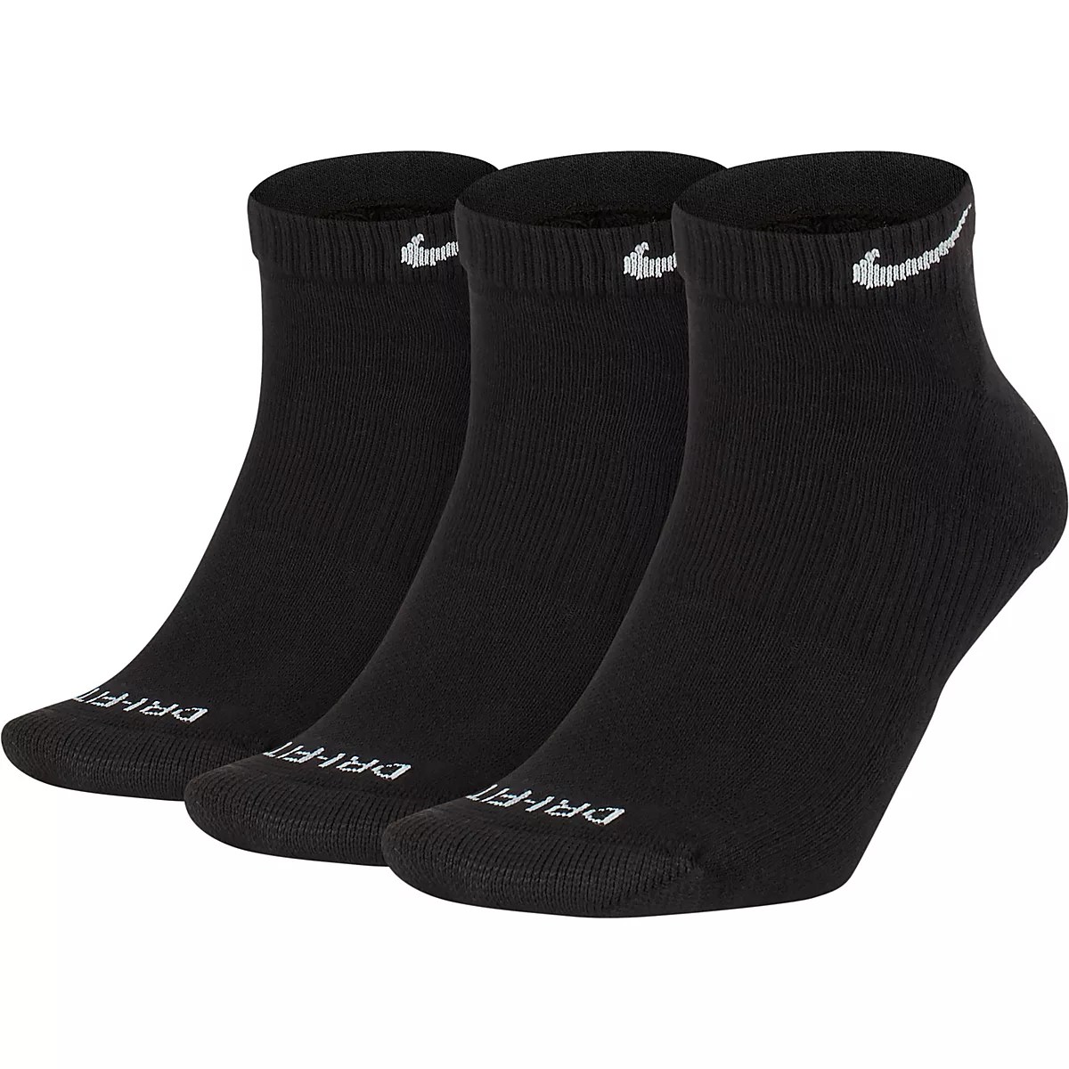 Nike Plus Cushion Training Low Cut Socks 3 Pair Academy