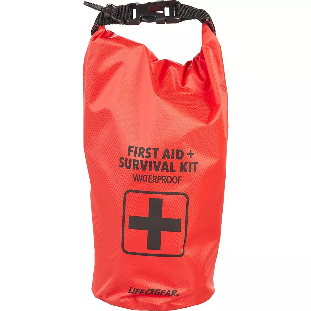 Life Gear 130Piece Dry Bag First Aid and Survival Kit Academy
