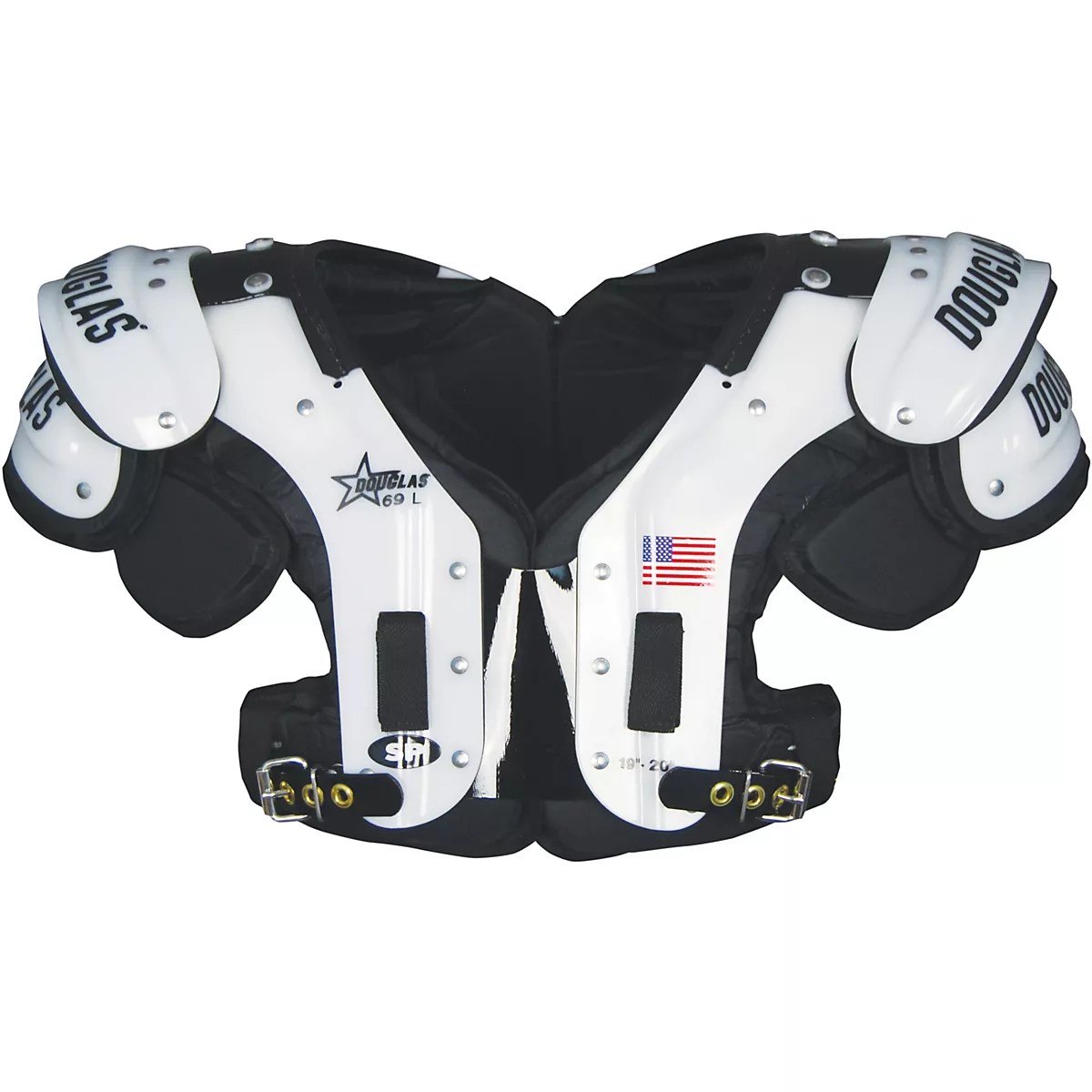 Douglas Men's SP 69 Football Shoulder Pads Academy