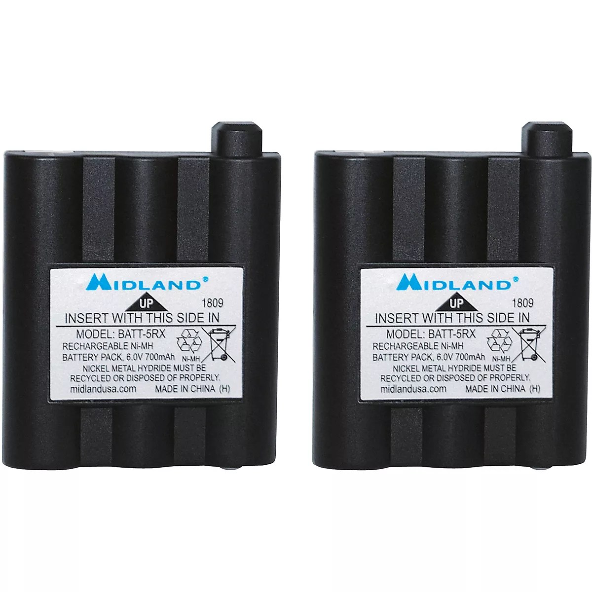 Midland AVP17 Rechargeable Battery 2Pack Academy