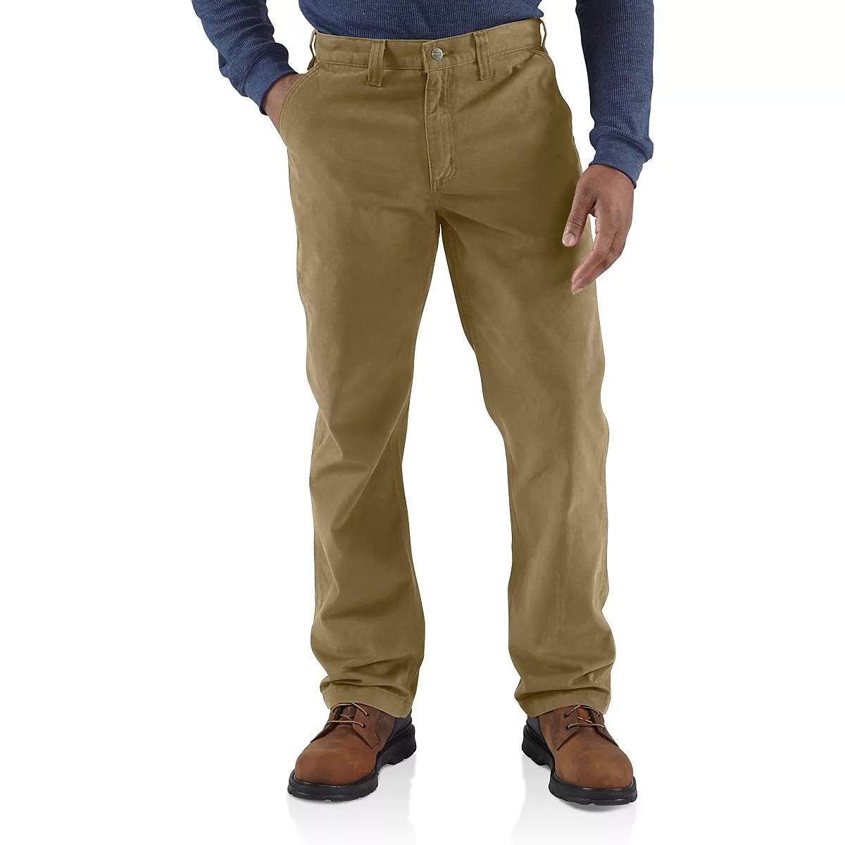 Carhartt Men's Rugged Work Khaki Pants Free Shipping at Academy