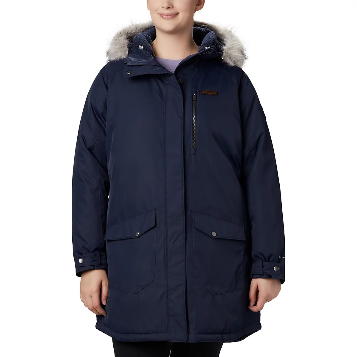 Columbia Sportswear Women's Suttle Mountain Long Insulated Jacket Academy